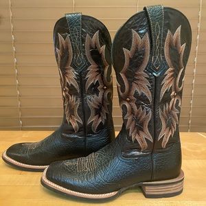 Ariat Tombstone Black Square Toe Western Boot